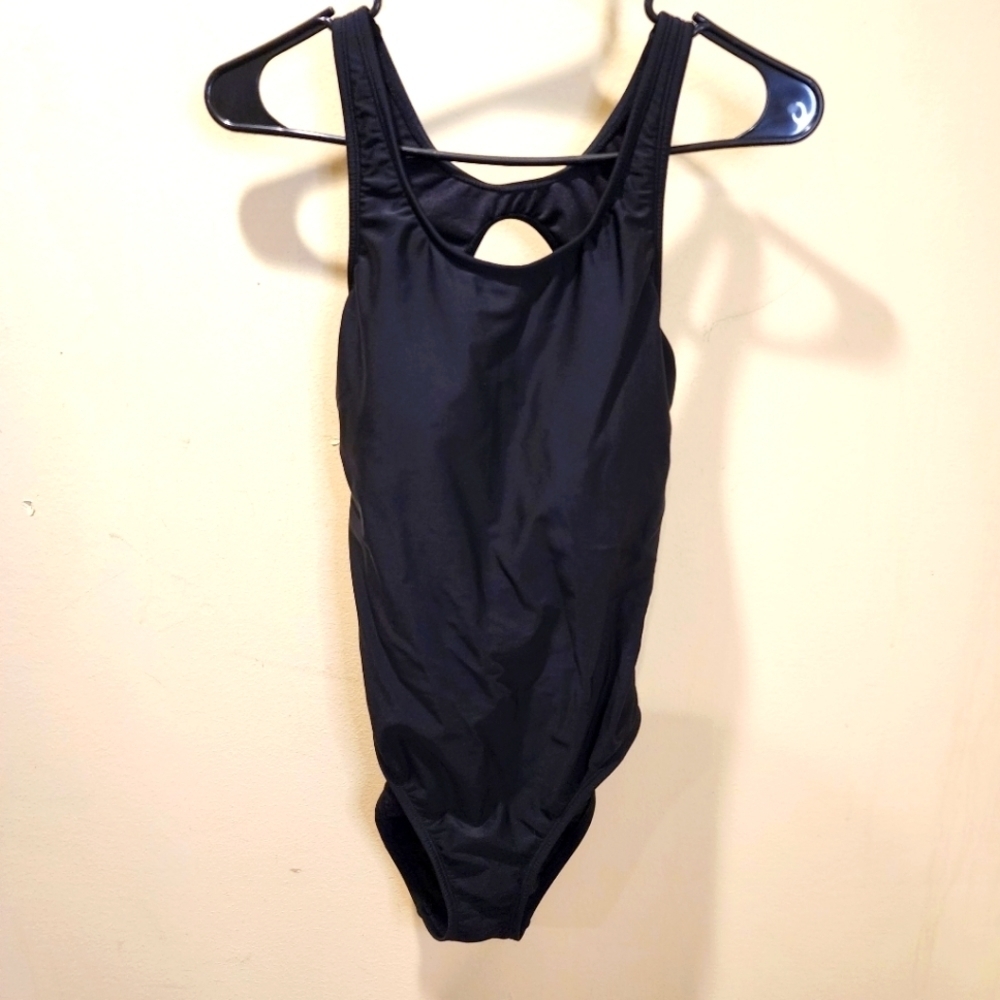 ECO BEACH black one piece swimsuit size M